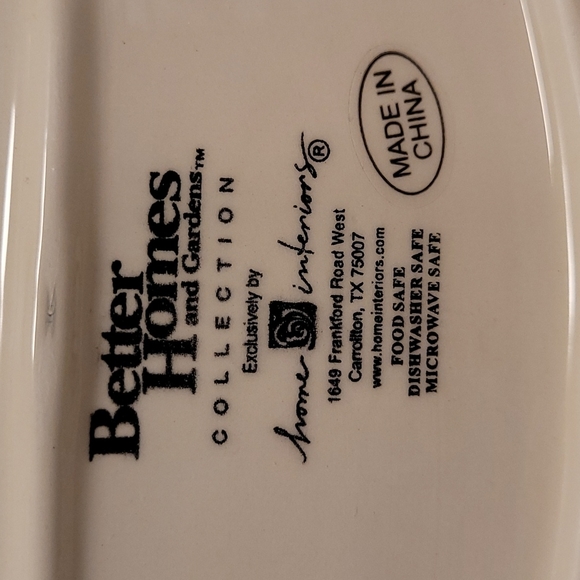 Pair of Better Homes and Gardens Home Interior Collection Oval Plates - Picture 8 of 14